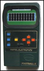 coleco handheld football game 1980s